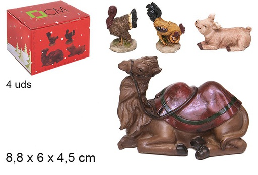 [103451] Pack 4 animaux assortis