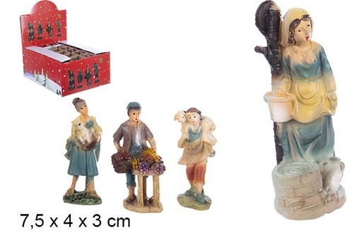 [103475] Assortiment de figurines de la Nativité en résine - 1