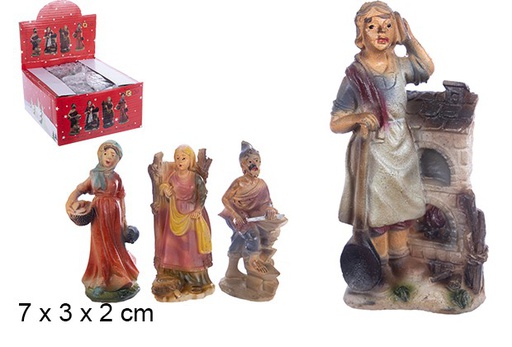 [103478] Figura del presepe in resina assortita 
