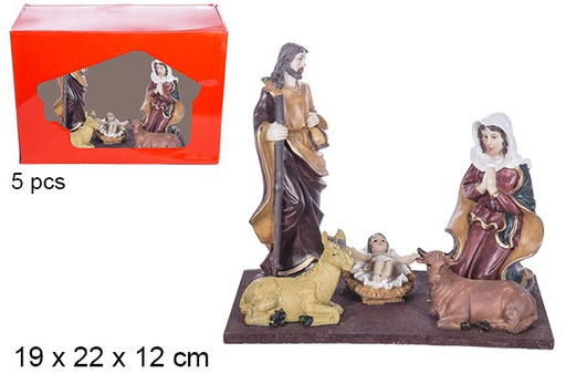 [103519] Nacimiento 5 piezas caja PVC