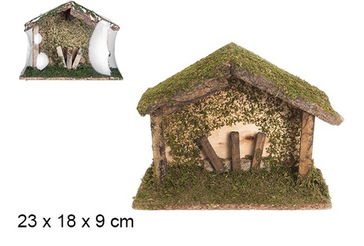 [103562] Cabane en bois 23x18x9 cm