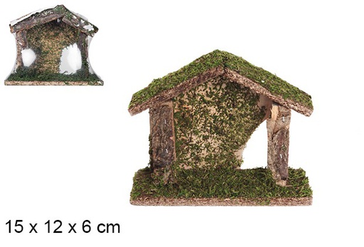 [103566] Cabaña madera 15x12x6 cm