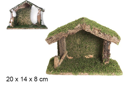 [103567] Cabane en bois 20x14x8 cm