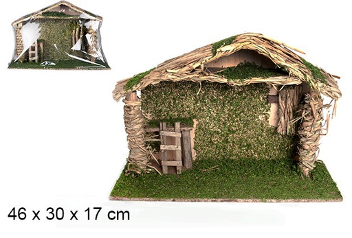 [103569] Cabaña madera 46x30x17 cm