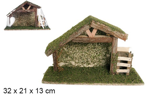 [103575] Cabaña madera 32x21x13 cm