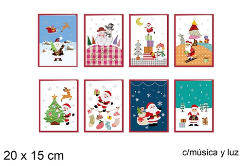 [103669] Christmas postcard  20x15cm 