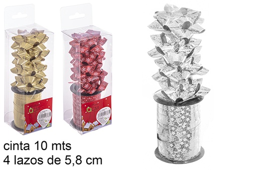 [103787] Tubo 4 lazos 5.8cm + cinta 10 metros