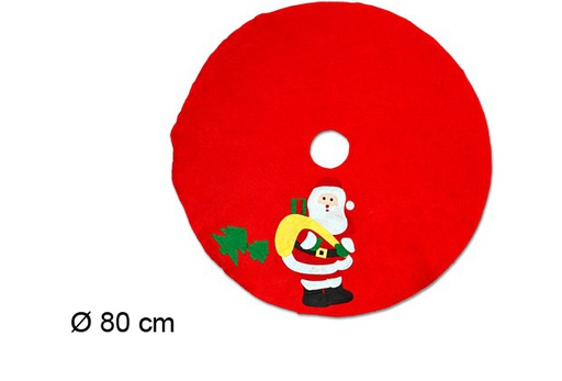 [104288] Saia de árvore de Natal em tecido 80 cm