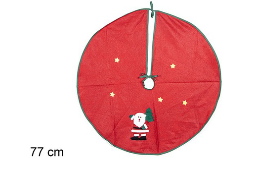 [104289] Fabric Christmas tree skirt 77 cm