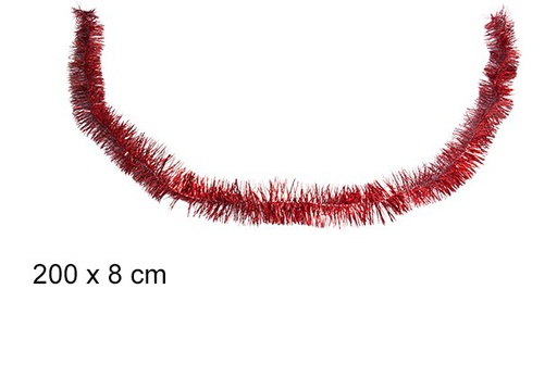 [105235] Guirlande rouge 200x8 cm