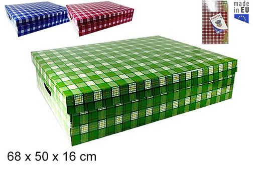 [079016] Cardboard box with assorted colors 68x50 cm