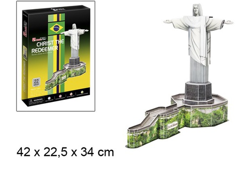 [079205] 3d christ the redeemer brasil