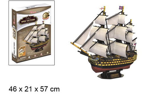 [079208] Puzle 3D HMS Victory