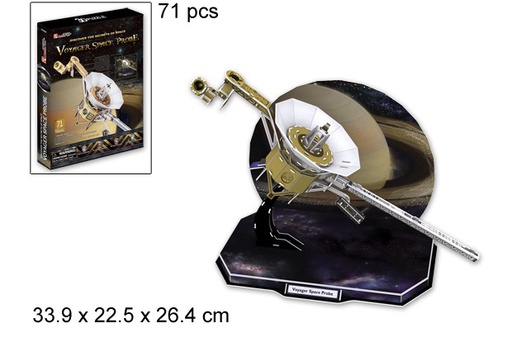 [079323] Quebra-cabeça 3D Voyager Space Probe 71 peças