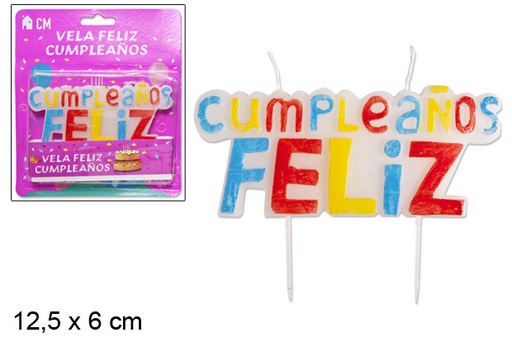 [080778] Vela feliz cumpleaños