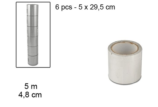 [091852] Cinta aluminio 5 m x 4,8 cm