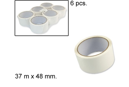 [091855] SCOTCH NASTRO ADESIVO BIANCO 37X48 MM