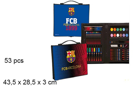 [097222] Set 53 piezas estuche F.C Barcelona
