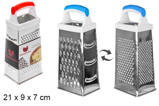 [100217] Medium metal grater 21x9x7 cm