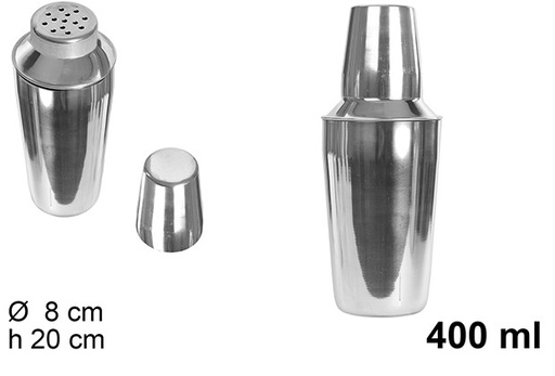 [100532] Shaker en métal 400 ml
