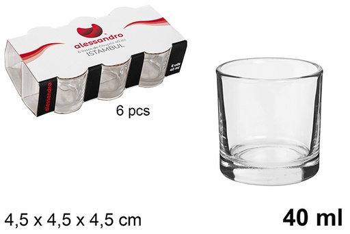 [100816] Pack 6 verre à liqueur Istambul 40 ml