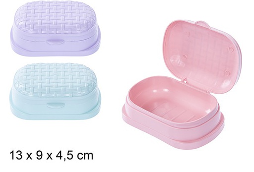 [101645] Rattan soap dish in assorted colors