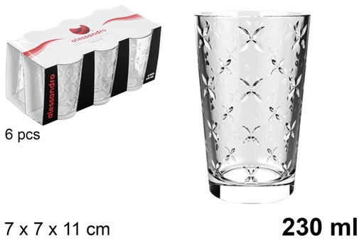 [101688] Pack 6 verre d'eau Sicilia 230 ml