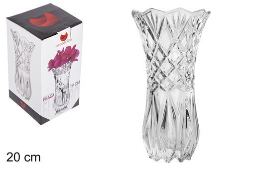 [101698] Florero cristal Praga 20 cm