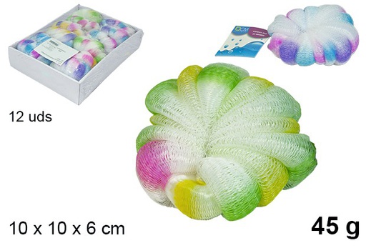 [102087] Spugna tonda colori assortiti 45 gr.