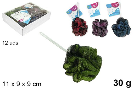 [102347] Esponja redonda colores surtidos 30 gr.