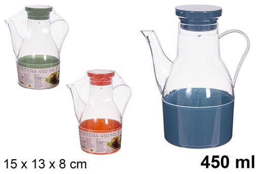 [102378] Huiler plastique couleurs assorties 450 ml