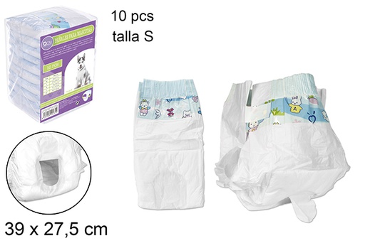 [102431] Pack 10 pet diapers (S)