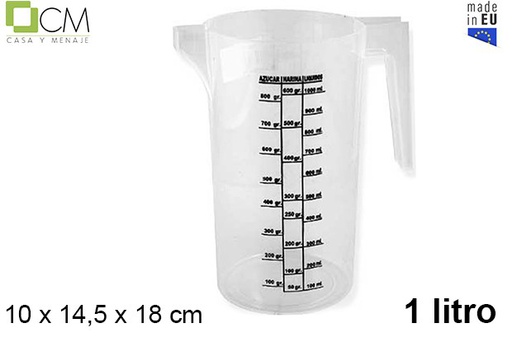 [102886] Plastic measuring jug 1 l.