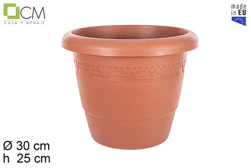 [102936] Maceta plástico Elsa terracota 30 cm