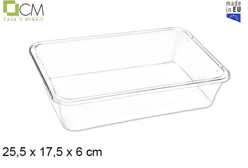 [103037] Transparent plastic tray nº2