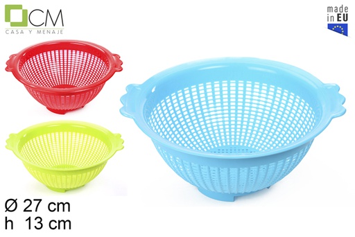 [103046] Plastic vegetable colander in assorted colours