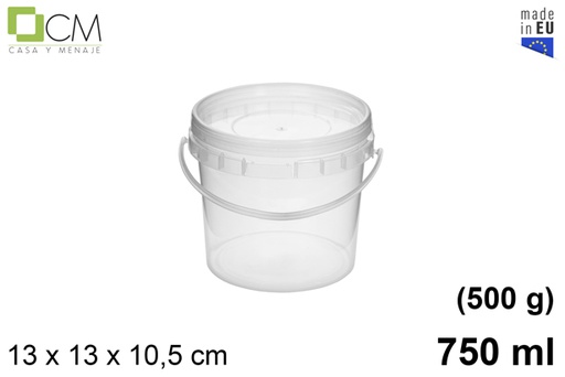 [103110] Multipurpose plastic container 750 ml (0,5 kg)