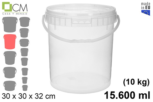 [103113] Multipurpose plastic container 15.600 ml (10 kg)