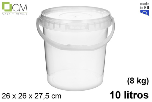 [103119] Contenitore multiuso in plastica quadrato 10.000 ml (8 kg)