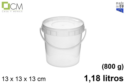 [103122] Multipurpose plastic container 1.180 ml (800 gr)
