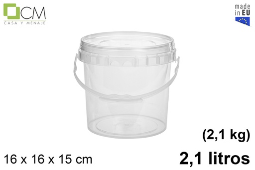 [103132] Multipurpose plastic container 2.100 ml (2,1 kg)